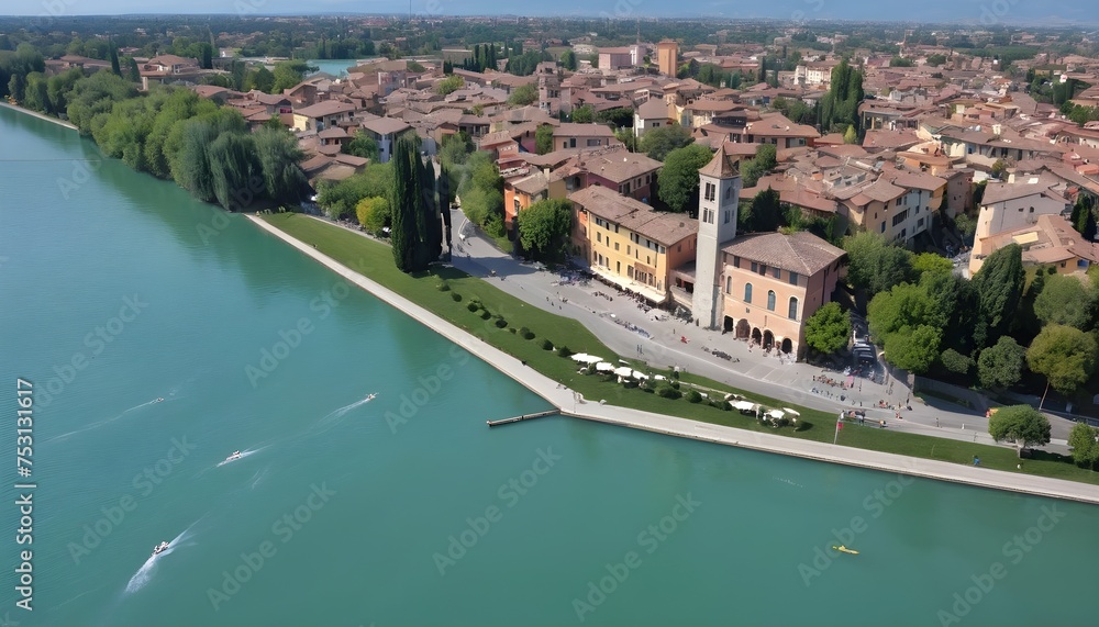 view of the river and the city