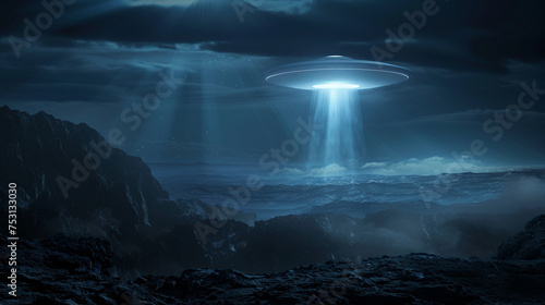 UFO voyage in darkness