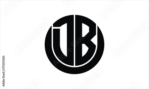 DB initial letter circle icon gaming logo design vector template. batman logo, sports logo, monogram, polygon, war game, symbol, playing logo, abstract, fighting, typography, icon, minimal, wings logo