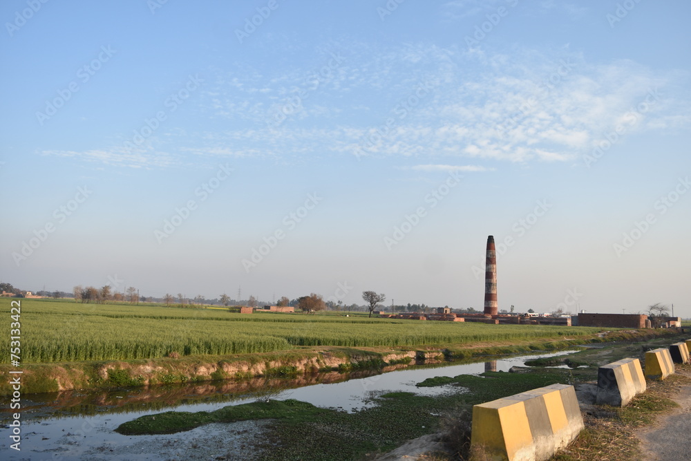 Fototapeta premium canal in the country