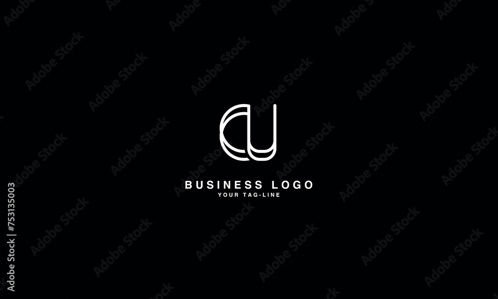 CU,UC, C, U, Abstract Letters Logo monogram CU,UC, C, U, Abstract Letters Logo monogram