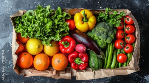 fresh vegetables on a wooden table