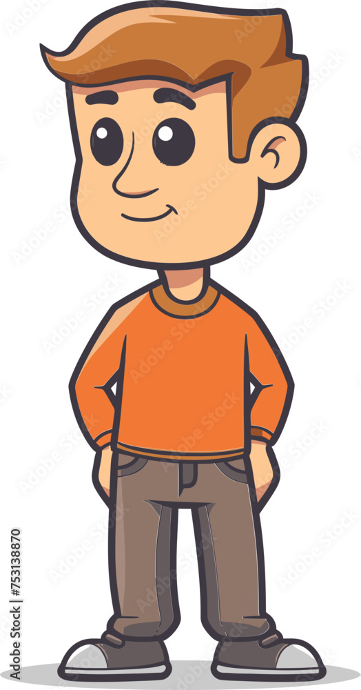 Man and UFO Alien Encounter in Vector Illustration