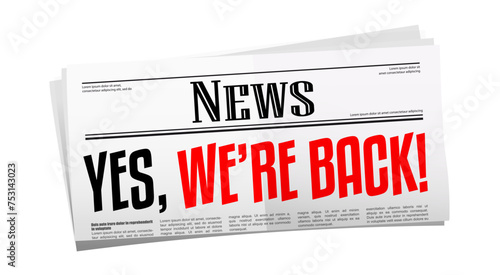 Yes, we’re back!