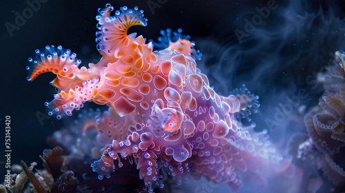 Sea cucumber expelling its respiratory organs © Mudassir