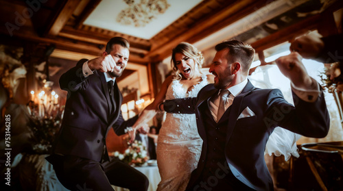 une bagarre éclate pendant un mariage photo