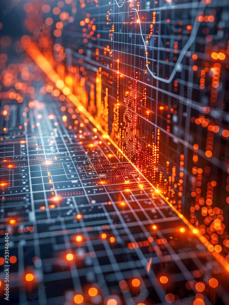 Digital Image Focused on Crypto and Bitcoin in Futuristic Aesthetics AI Generated Digital Image Focused on Crypto and Bitcoin in Futuristic Aesthetics AI Generated