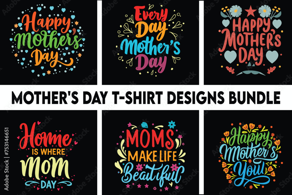 mothers day t-shirt design bundle. mom day t-shirt design