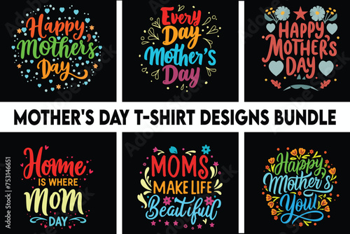 mothers day t-shirt design bundle. mom day t-shirt design