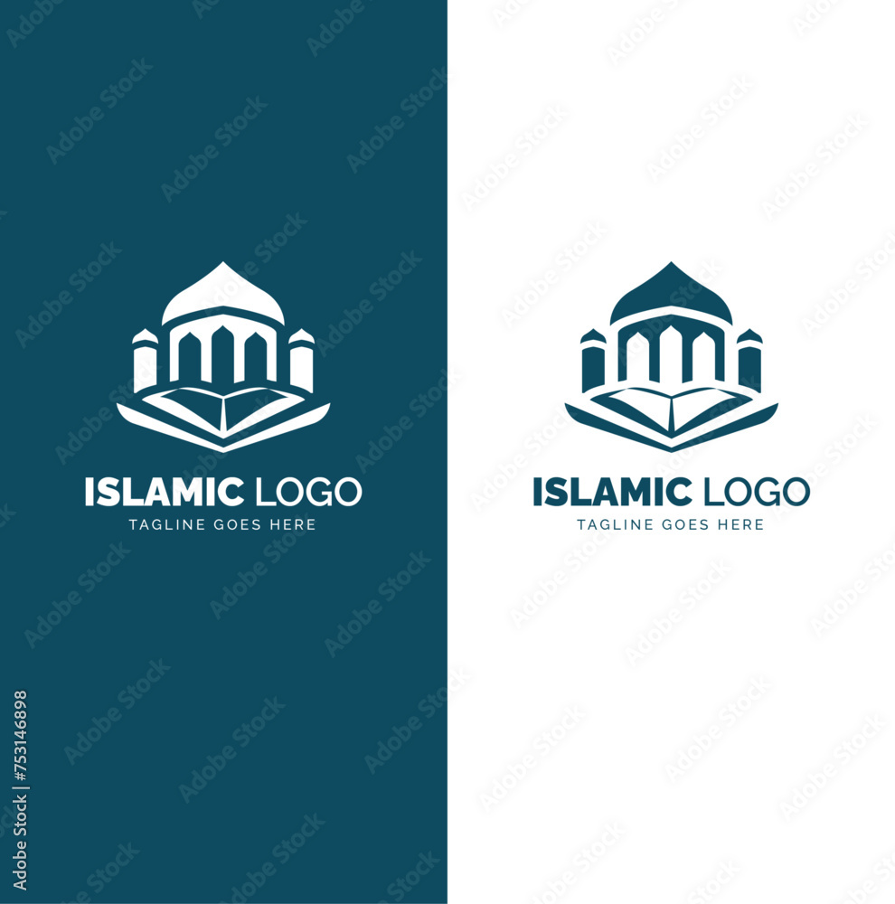 Islamic and mosque logo