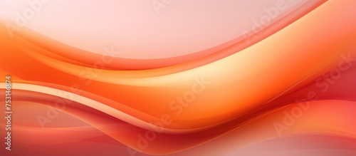 Abstract 2d background with smooth orange gradient for web design