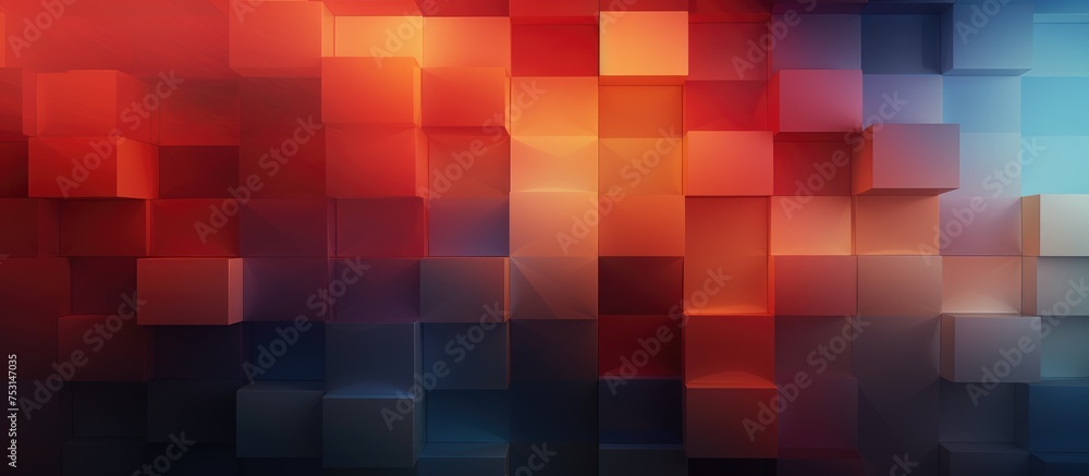 Abstract Geometric Gradient Motion Wallpaper