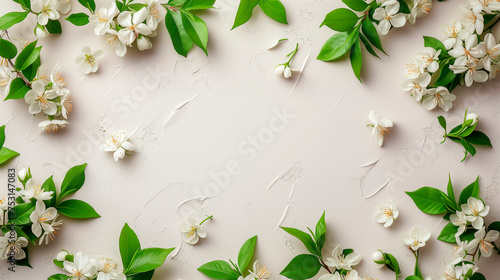 flowers on wooden background