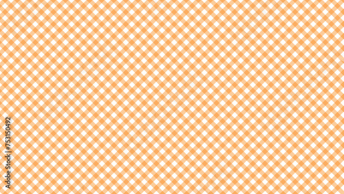 Diagonal orange checkered in the white background