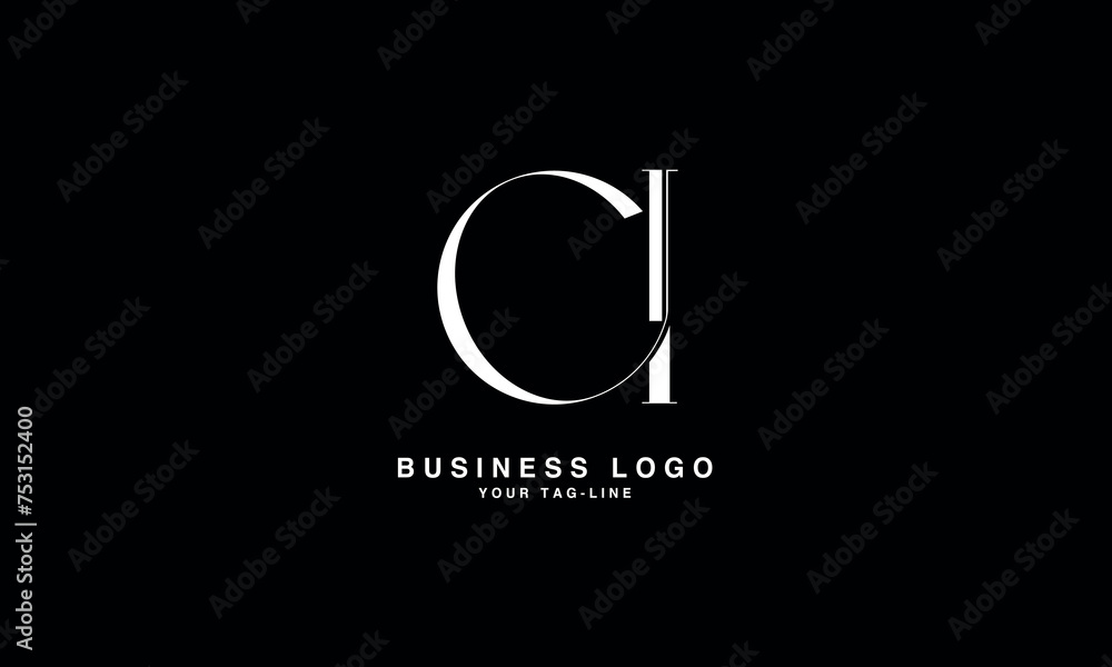 CI, IC, C, I, Abstract Letters Logo Monogram CI, IC, C, I, Abstract Letters Logo Monogram