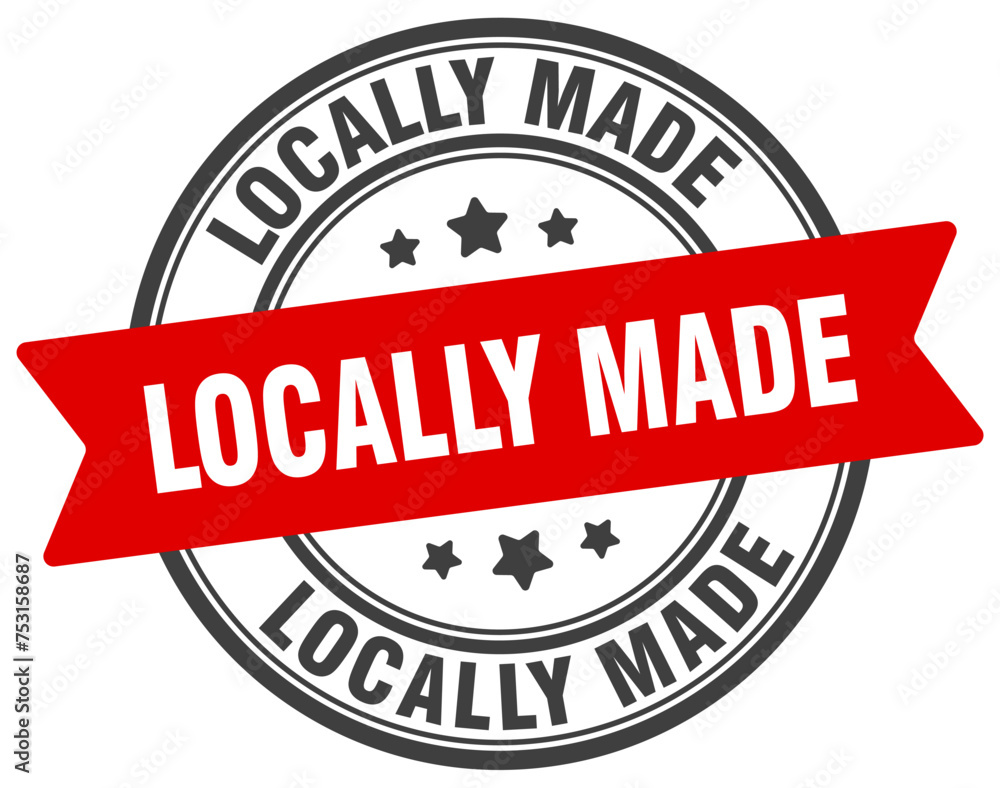 locally made stamp. locally made label on transparent background. round sign locally made stamp. locally made label on transparent background. round sign