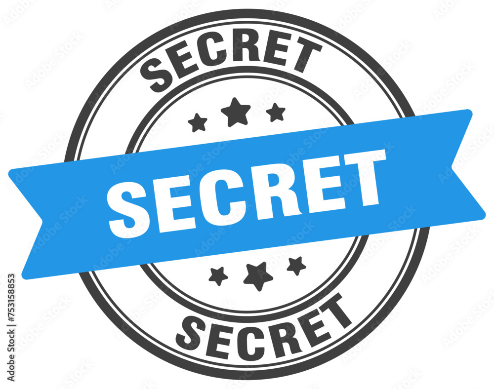 secret stamp. secret label on transparent background. round sign secret stamp. secret label on transparent background. round sign