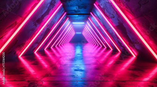 In the Heart of Modern Labyrinths, Tunnels Craft the Pathways of Illuminated Discoveries, A Canvas of Architectural Beauty Painted with the Hues of Innovation