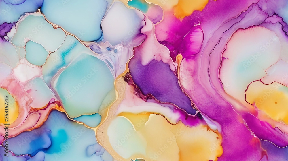 Abstract alcohol ink background