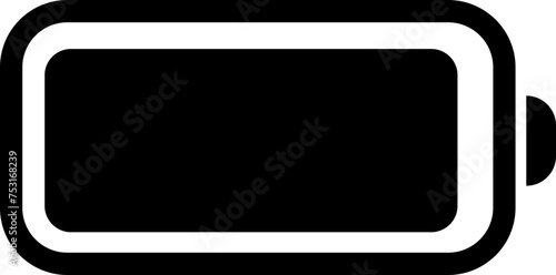 Bettery Charging Icon ,low bettery vector icon ,Bettery Charging Icon, Silhouette design element related to mobile, isolated on transparent background, animated Charging Low to full charge.