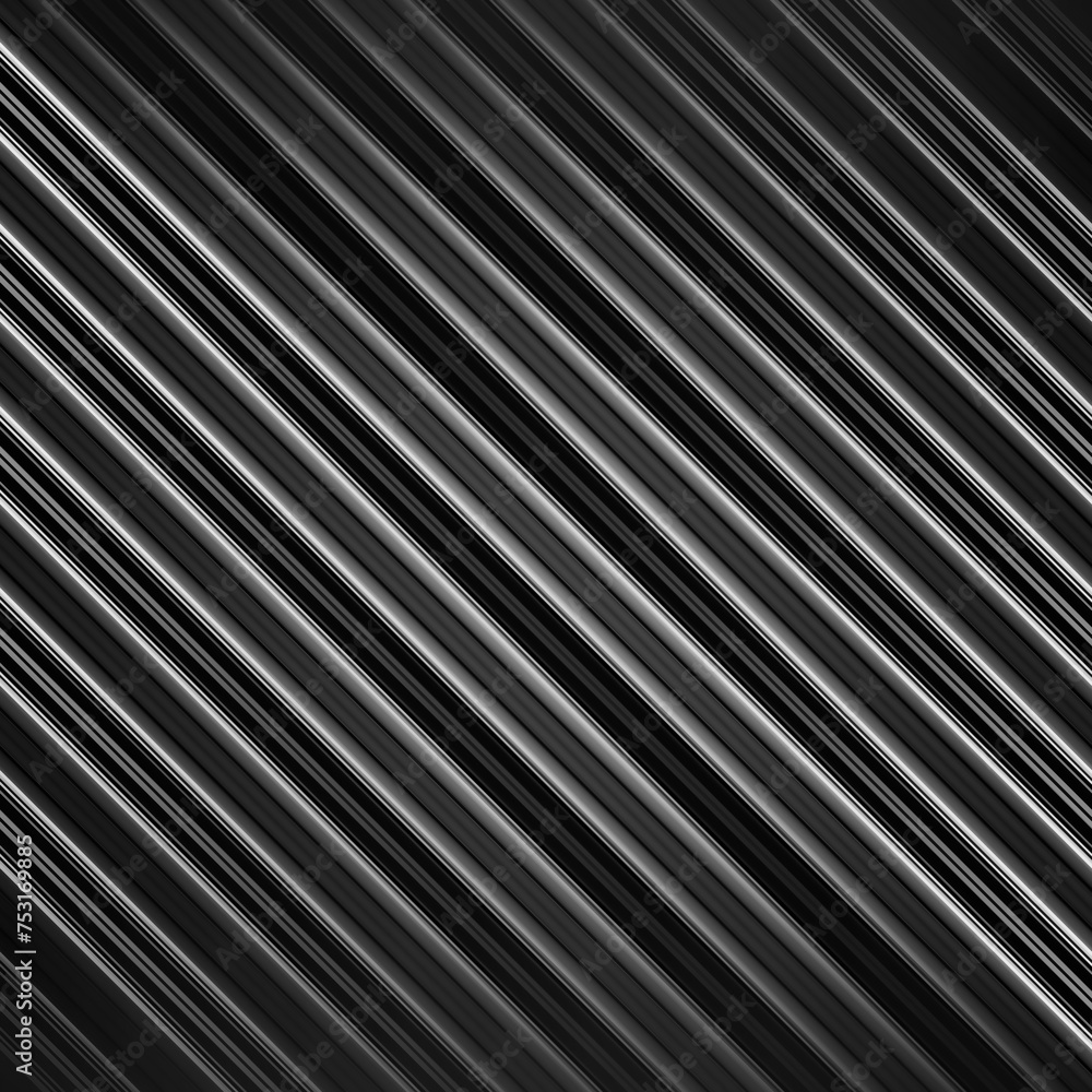 Obraz premium Black and white stripe abstract background. Motion lines effect. Grayscale fiber texture backdrop and banner. Monochrome gradient pattern and textured wallpaper.