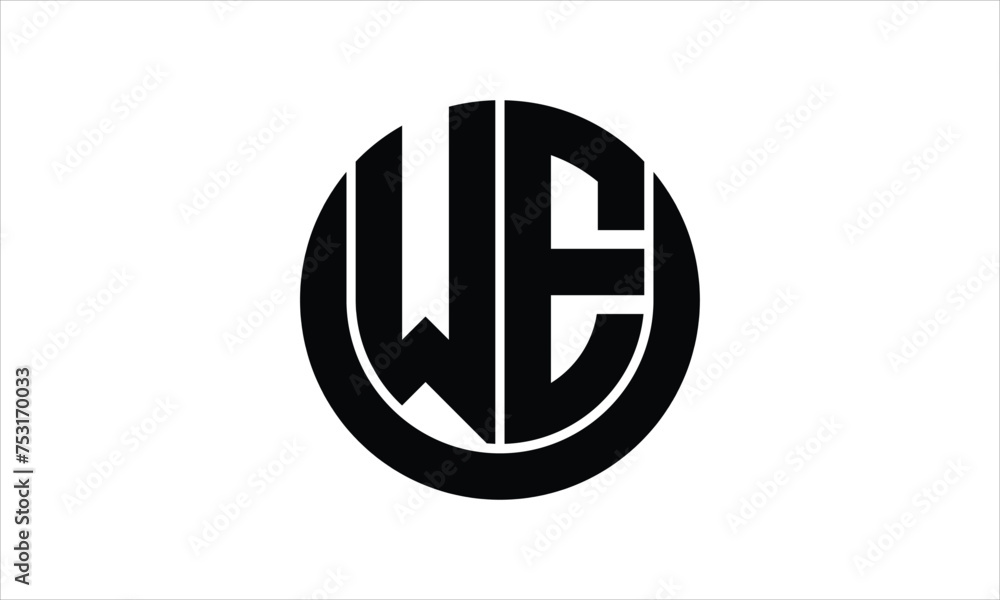 WE initial letter circle icon gaming logo design vector template. batman logo, sports logo, monogram, polygon, war game, symbol, playing logo, abstract, fighting, typography, icon, minimal, wings logo WE initial letter circle icon gaming logo design vector template. batman logo, sports logo, monogram, polygon, war game, symbol, playing logo, abstract, fighting, typography, icon, minimal, wings logo