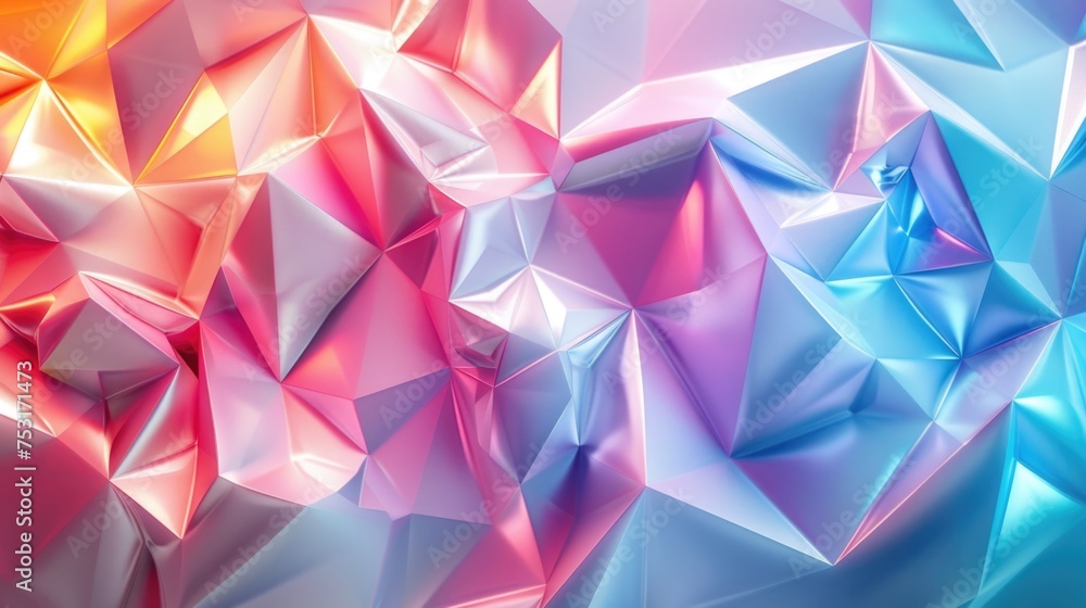 Abstract colorful low poly background with vibrant gradients. Abstract colorful low poly background with vibrant gradients.