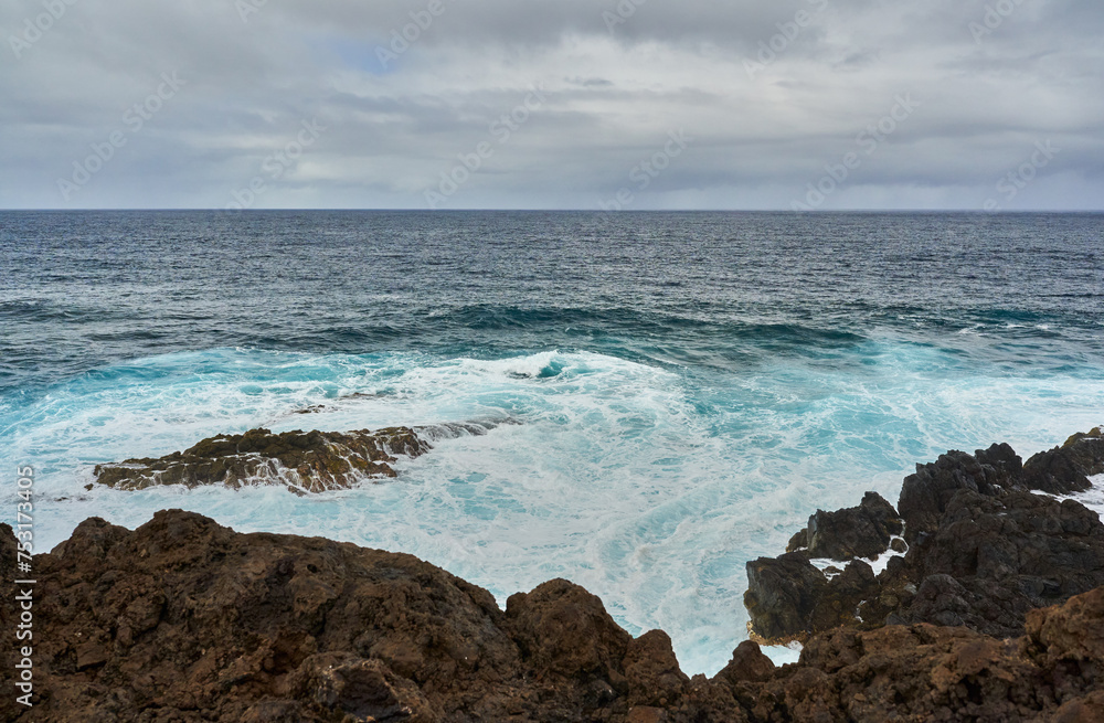 Crashing waves on the shores of Tenerife Crashing waves on the shores of Tenerife
