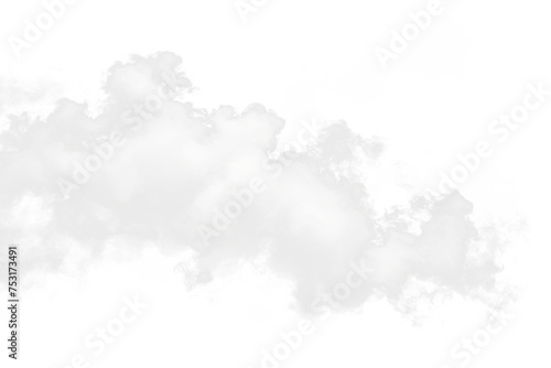 realistic cloud fog overlay isolated on the transparent background