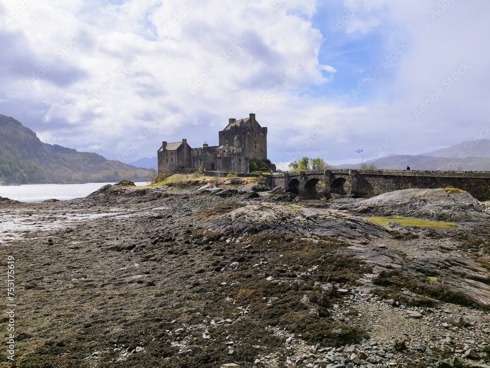 Scottish highlands castle