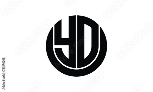 YO initial letter circle icon gaming logo design vector template. batman logo, sports logo, monogram, polygon, war game, symbol, playing logo, abstract, fighting, typography, icon, minimal, wings logo