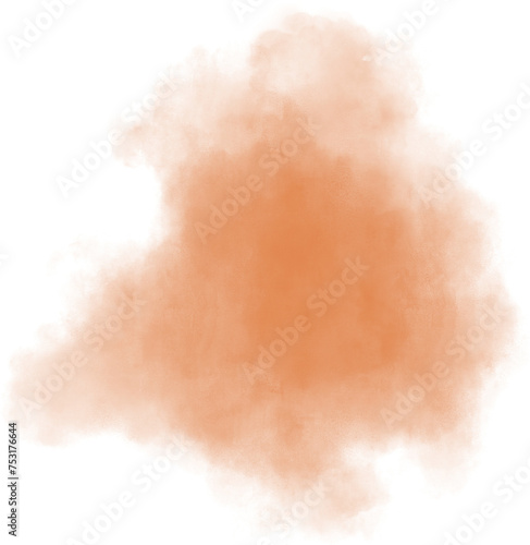 Watercolor stain texture shape. Abstract element decoration