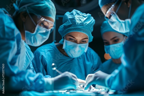 Intense Focus in a Surgical Procedure