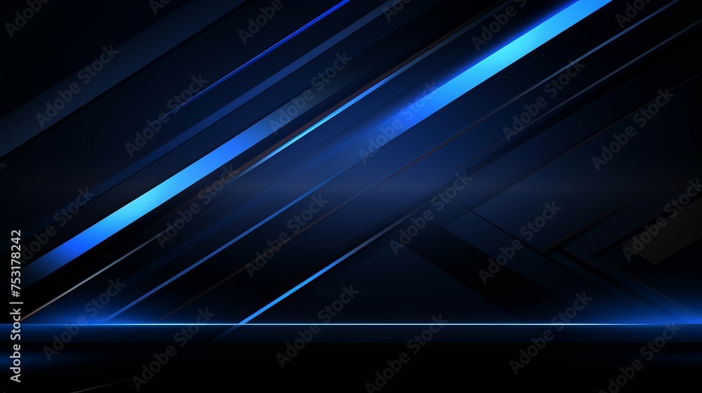 A dark background with lines and spotlights, illuminated by neon lights, captures the ambiance of the night city, offering an abstract blue backdrop. A dark background with lines and spotlights, illuminated by neon lights, captures the ambiance of the night city, offering an abstract blue backdrop.