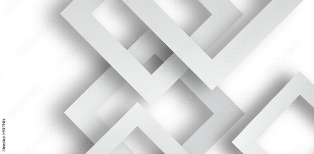 Technology banner design with white and grey arrows. Abstract geometric vector background Technology banner design with white and grey arrows. Abstract geometric vector background