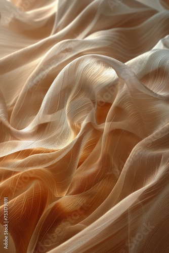 Close Up View of White Fabric