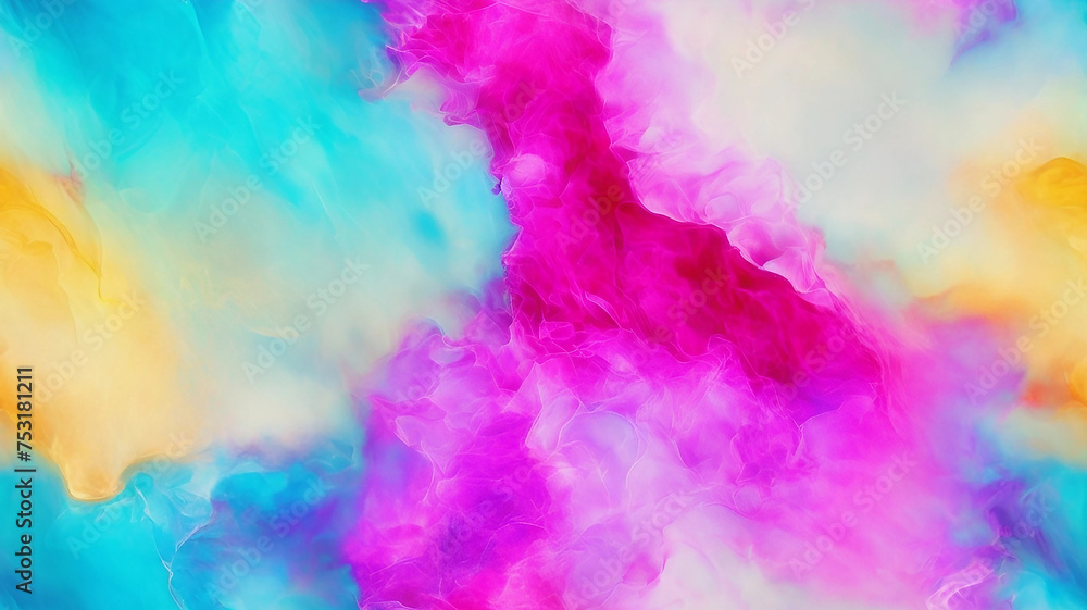 Fototapeta premium Abstract marble texture background. Alcohol ink colors translucent. Pastel ink colors wet effect hand drawn watercolor background with splashes, multicolor colorful marble alcohol ink drawing effect.