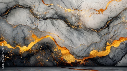 Detailed Close Up of Marble Surface