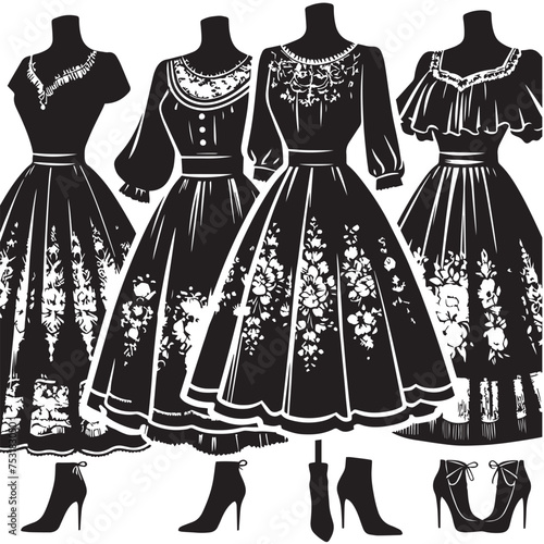 SKIRT SILHOUETTE,WEDDING DRESS