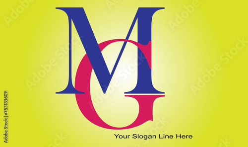 MG Letter Logo Design. Initial letters MG logo icon. Abstract letter MG M G minimal logo design template. M G letter design vector with black colors. mg logo.