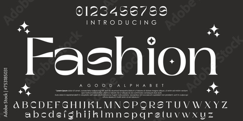  Fashion Luxury font alphabet. Creative Minimal modern urban sport fashion futuristic font. vector illustration eps 10