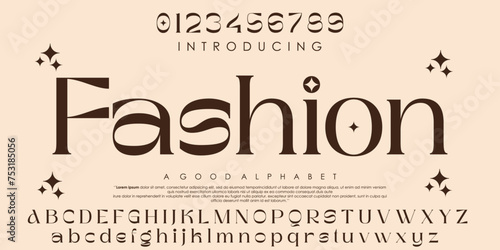  Fashion Luxury font alphabet. Creative Minimal modern urban sport fashion futuristic font. vector illustration eps 10