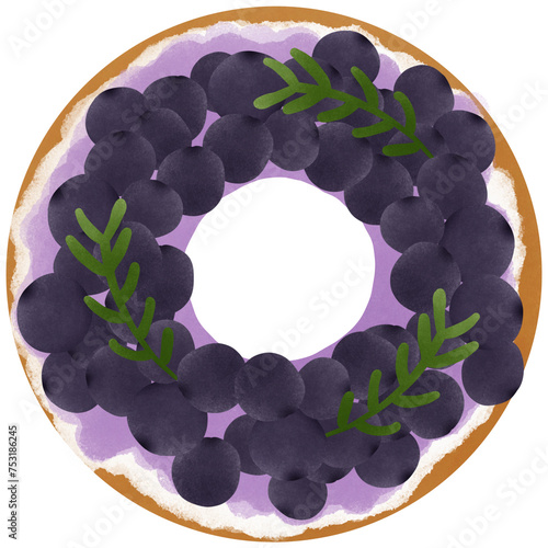 grapes on a plate