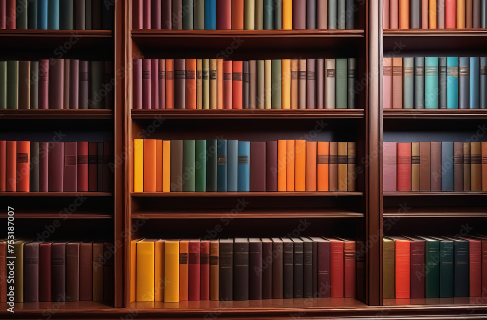 Old books on wooden shelf. Many of beautiful retro book covers, skins. Bookshelf history theme grunge background. Concept on the theme of history, nostalgia, retro Old books on wooden shelf. Many of beautiful retro book covers, skins. Bookshelf history theme grunge background. Concept on the theme of history, nostalgia, retro