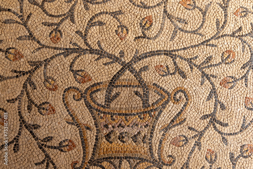 Byzantine mosaic in the Basilica of Euphrasian, Porec, Croatia, Istria