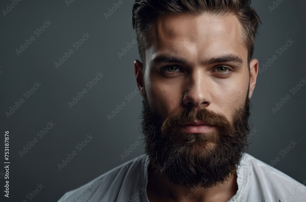 beard man in a solid dark background, shaving cream advertisement, shaving racer advertisement
beard man in a solid dark background, shaving cream advertisement, shaving racer advertisement