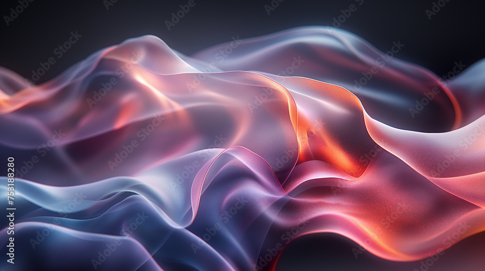 Abstract colourful holographic background. Selective focus. Wallpaper. Copy space