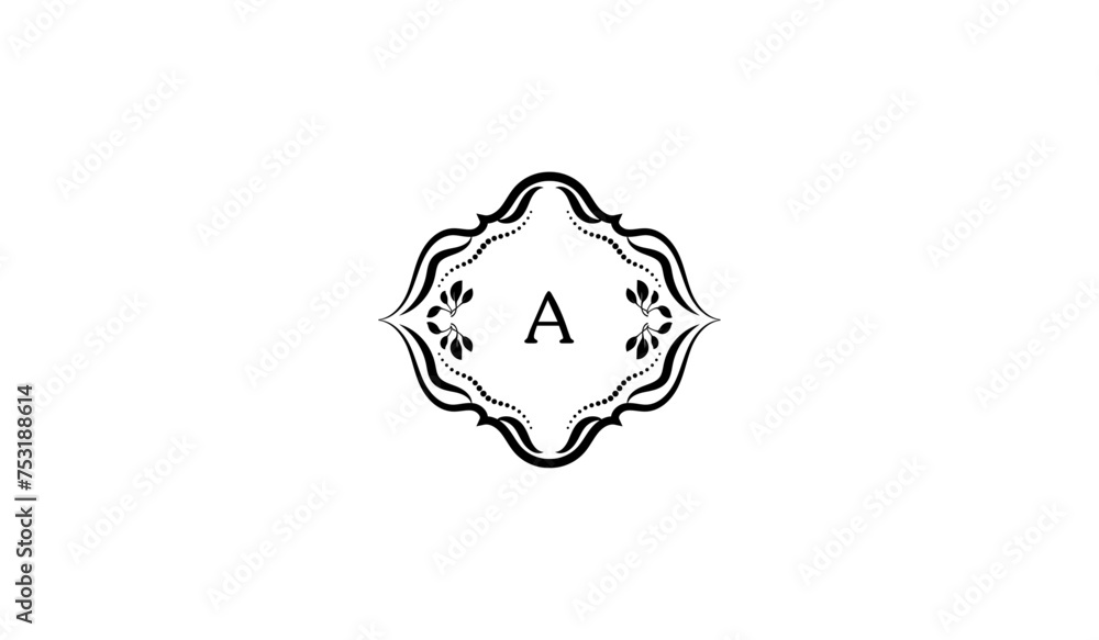 Fish on White Luxury Alphabetical Logo Fish on White Luxury Alphabetical Logo