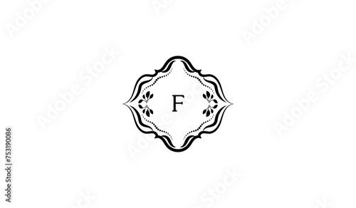 Fish on White Luxury Alphabetical Logo