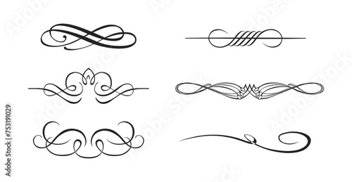 Ornaments and Flourishes Vector